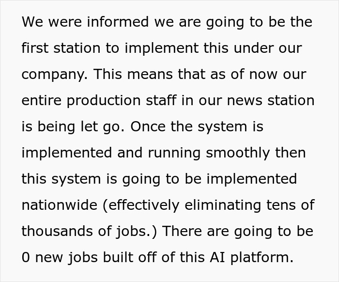 Entire News Station Crew Left Jobless, As AI Takes Over