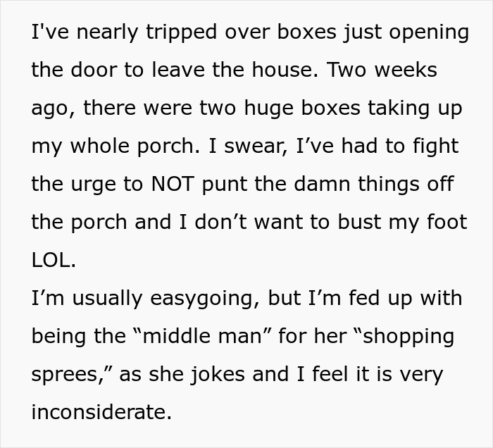 Landlady Sick And Tired Of Shopaholic Tenants In Her Basement, Gets A Reality Check