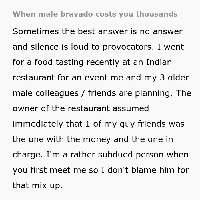 Misogynistic Man Underestimates Woman, Keeps Mocking Her, Regrets It When She Cancels His $11k Deal