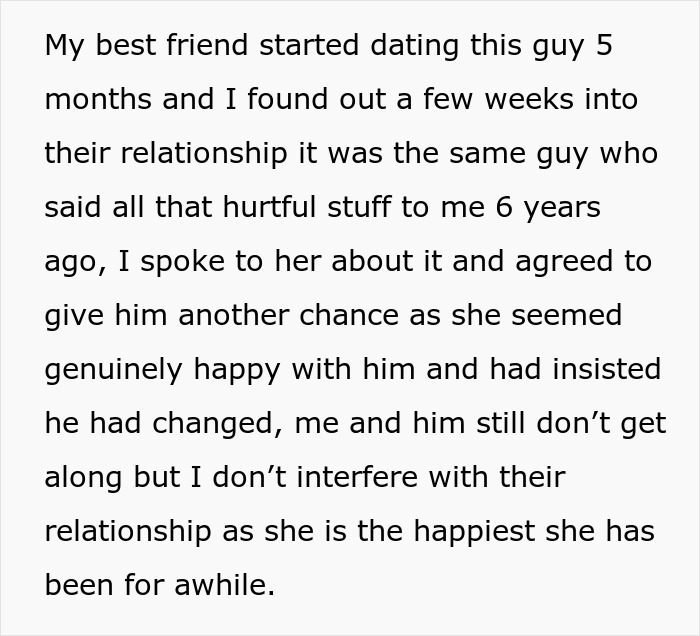 Guy’s BFF Starts Dating His Bully: "It Should Have Taken Your Life"