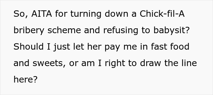 Women Shocked After Sis Expects Her To Babysit Niece For A Coupon And Some Candy
