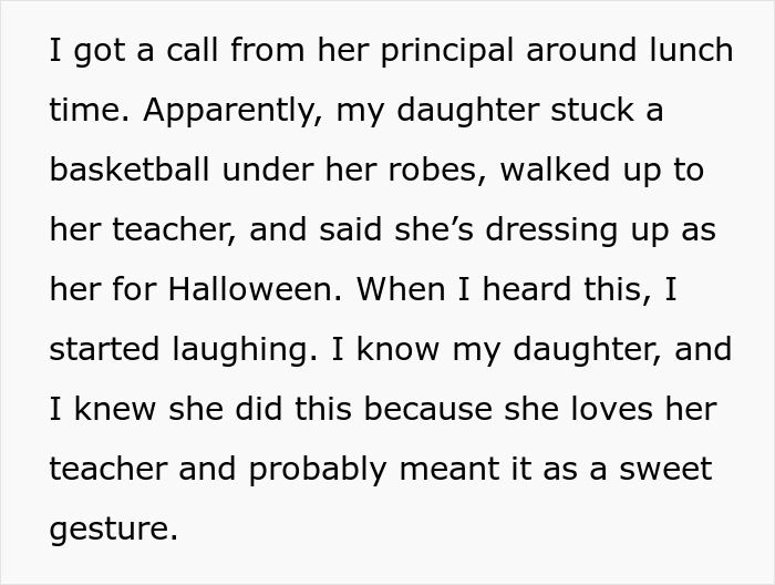 Pregnant Teacher Outraged By 6YO That Chose To Dress Up As Her For Halloween, Kid Left In Tears