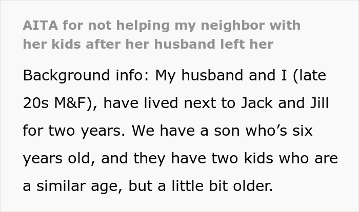 Neighbor Expects Woman To Look After Her Kids 14 Hours A Day For Free, Woman Tells Her To Get Lost