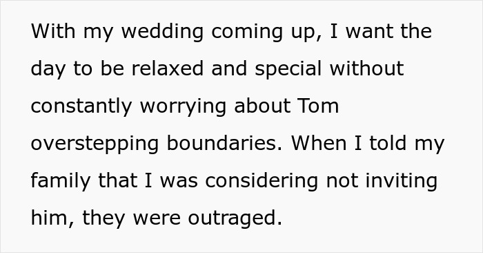 “AITA For Not Wanting My Disabled Cousin At My Wedding?”