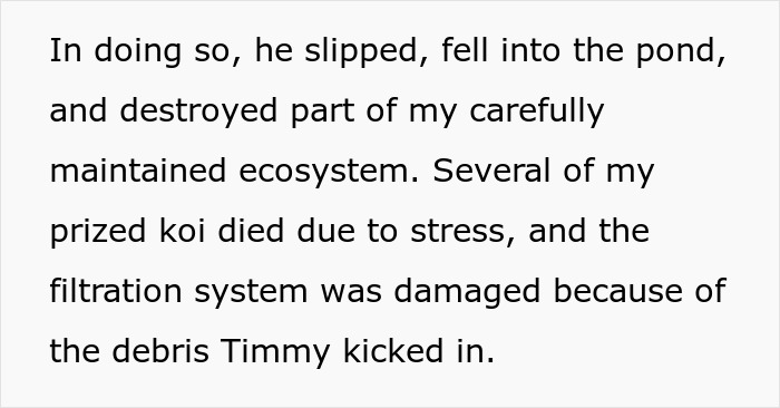 Guy Sues Neighbor After Her Kid Falls Into His Private Pond: "Kids Will Be Kids"