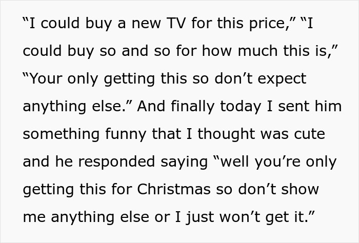 Man Ruins Wife’s Christmas Surprise By Talking About Her Pricey Gift, She Doesn’t Want It Anymore