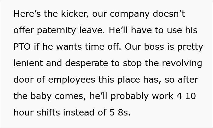 “My Coworker Is Mad I’m Quitting My Job Because It Interferes With Their Paternity Leave”