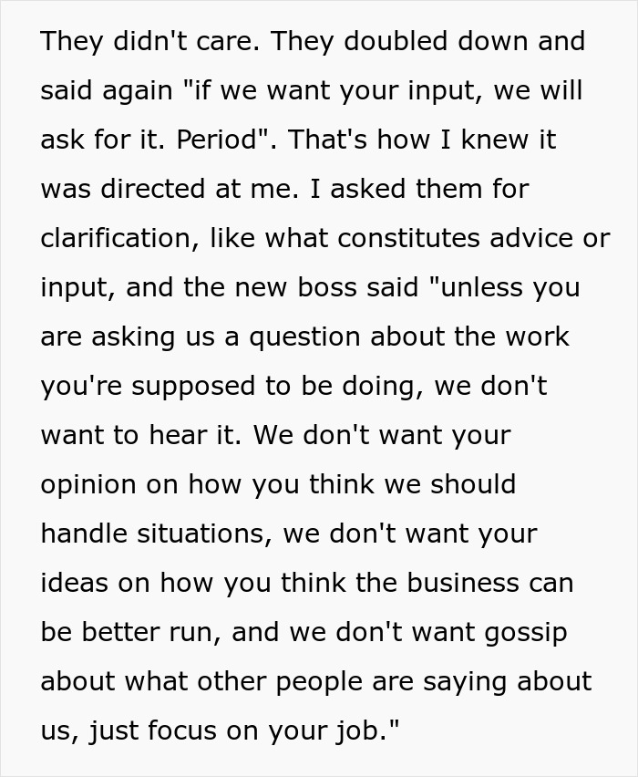 Boss Doesn’t Appreciate Man’s Input And Asks Him Not To Give It Again, It Backfires And Costs $10K