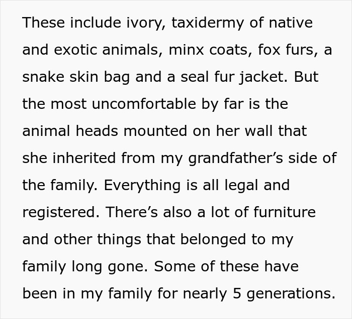 GF Insists Lady Sell Her Family Heirlooms ASAP As They Are Immoral To Keep, But She’s Hesitant