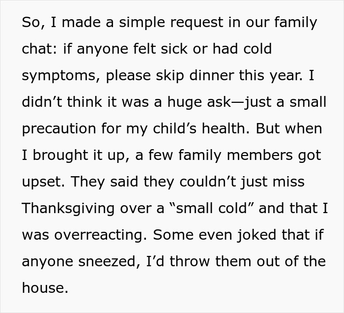 "I Went Too Far": Parent Cancels Thanksgiving After Family Refuses To Follow Simple Rule