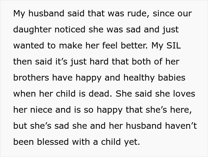 "[Am I The Jerk] For Telling My SIL That I’ve Had 4 Miscarriages When She Said I Didn’t Understand Her Loss?"