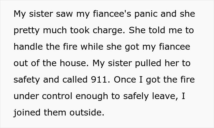 Guy Loses All Respect For Fiancée After Her Reaction To Fire: "Screaming That We're Going To Die"