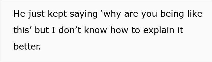 Text screenshot about relationship discussion with SEO keyword focus on starting a family ultimatum.