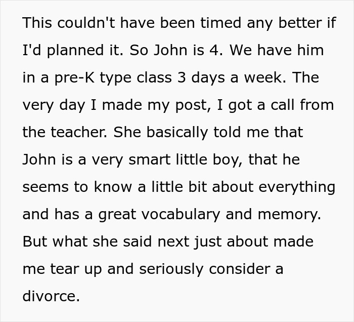 Dad Seriously Considers Divorce After Teacher Points Out That His Son Doesn’t Know How To Play