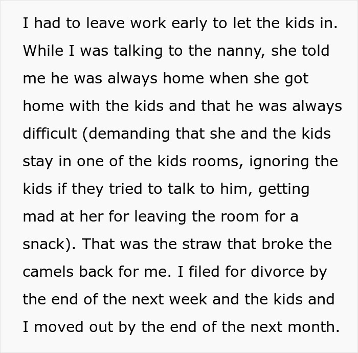 Ex Husband Begs To Reconcile, Wife Laughs It Off, Says Nanny Does More For The Kids Than He Ever Did