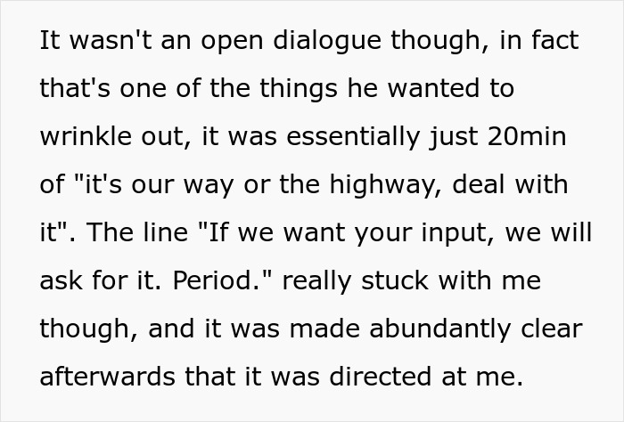 Boss Doesn’t Appreciate Man’s Input And Asks Him Not To Give It Again, It Backfires And Costs $10K