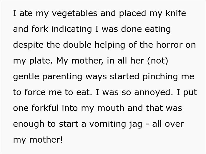 Mom Knows Daughter Can’t Eat Meat, Forces Her To Still Do It And Faces The Consequences