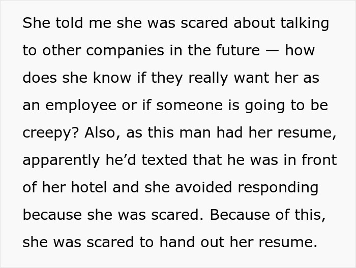 Creepy Man Invites A College Freshman At A Career Fair For Dinner, Faces The Wrath Of Her Sister