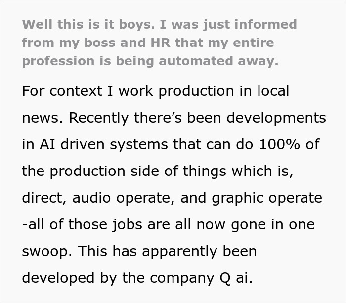 Entire News Station Crew Left Jobless, As AI Takes Over