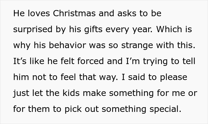 Man Ruins Wife’s Christmas Surprise By Talking About Her Pricey Gift, She Doesn’t Want It Anymore