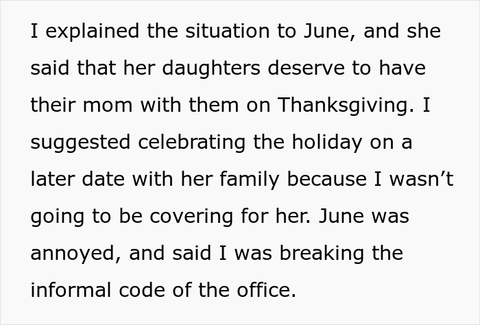 Mom Wants Coworker To Cover Her On Holiday Because She Doesn’t Have Kids, Gets A Reality Check