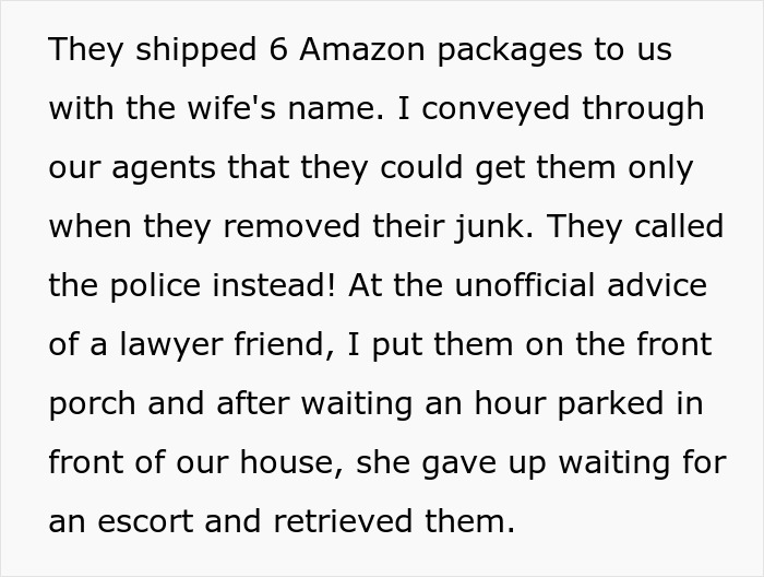 “Hostile Home Sellers Keep Sending Amazon Packages To Our Address”