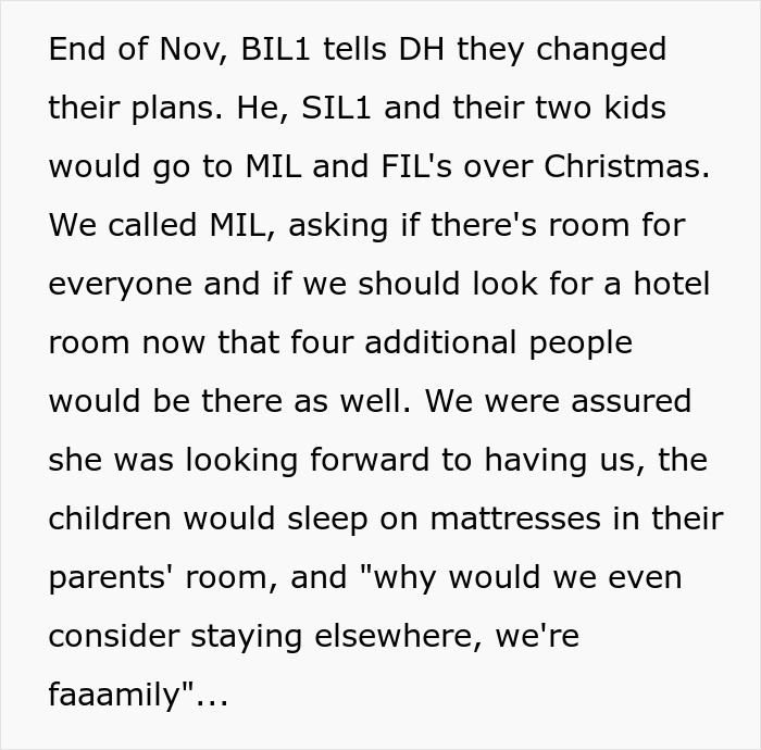 Lady Feels Devastated As MIL Kicks Her And Spouse Out Of Christmas Party In Favor Of Other Relatives