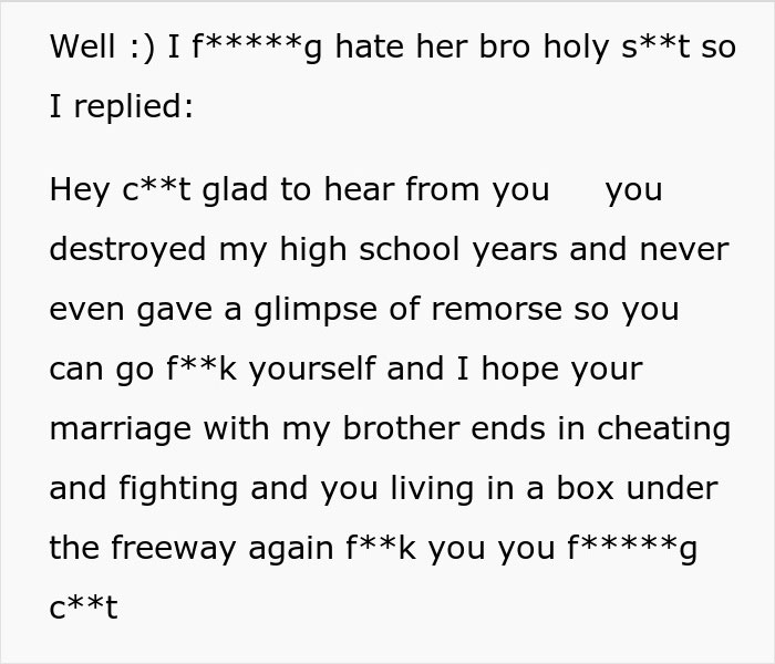 Man Announces Engagement, Brother Cuts Him Out Of His Life As The Fiancée Was His High School Bully