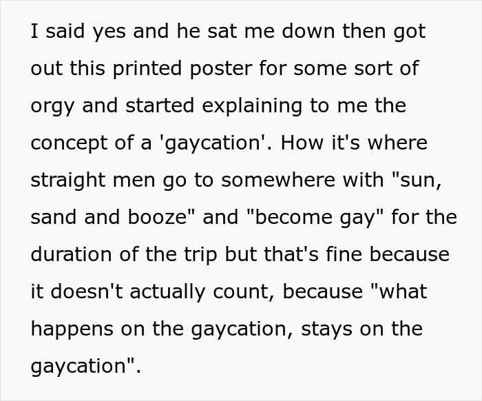 Man Pushes To Go On “Gaycation,” Insists He’s Not Gay, Wife’s Not Buying It