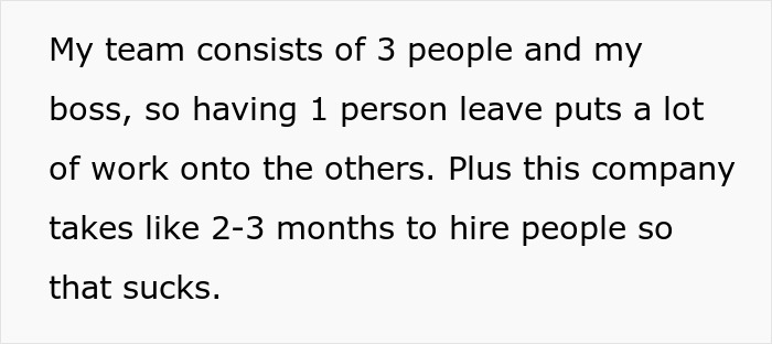 “My Coworker Is Mad I’m Quitting My Job Because It Interferes With Their Paternity Leave”