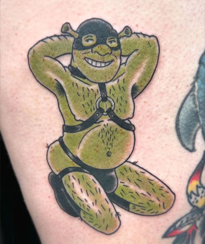 Shrek By @tattoosbysav