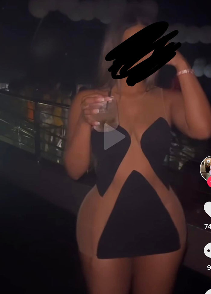 Saw This On Tik Tok LOL It Flatters Her Figure Tho!