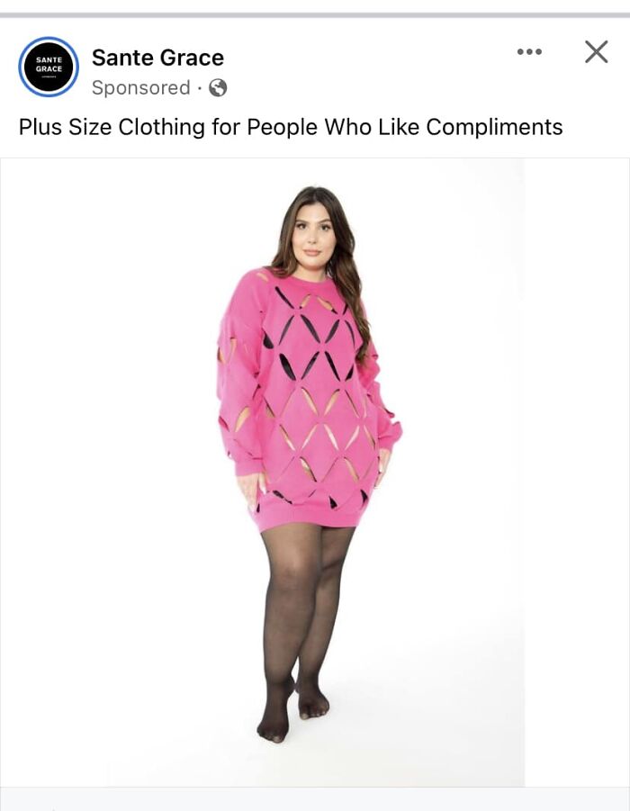 I Am Plus Size And Like Compliments….this Dress Is Not For Me