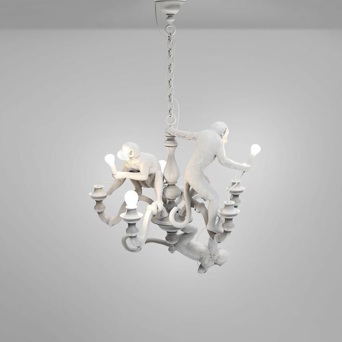 Seletti: Monkey Chandelier By Marcantonio