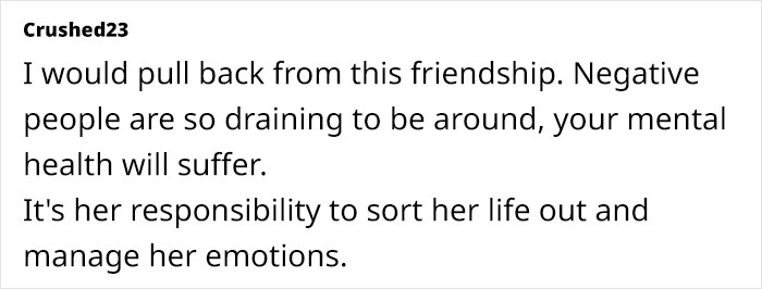 Woman Wonders What To Do About Her Friend, Who Became Overly Bitter After A Divorce