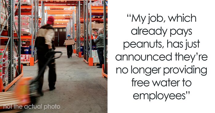 Boss Decides Warehouse Workers Don't Deserve Free Water Anymore: 