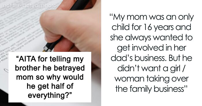 “AITA For Telling My Brother He Betrayed Our Mom So Why Would He Get Half Of Everything?”