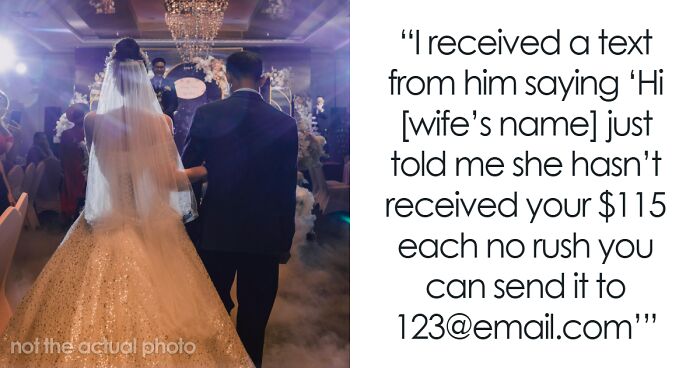 Person Is Baffled By Brother’s Audacity To Charge Them For His Wedding Dinner