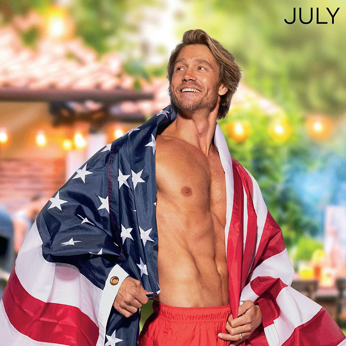 Chad Michael Murray Strips Down For Hot 2025 Calendar: "My Goodness, How Well Has He Aged"