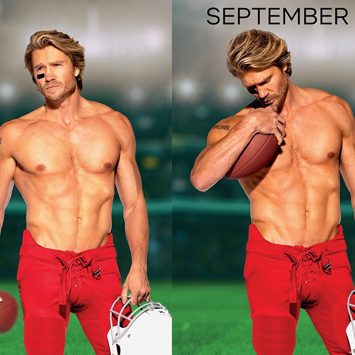 Chad Michael Murray Strips Down For Hot 2025 Calendar: "My Goodness, How Well Has He Aged"