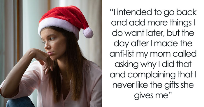 Mom Furious As Daughter’s Christmas Anti-List Calls Out Years Of Unwanted Gifts, Family Is Amused