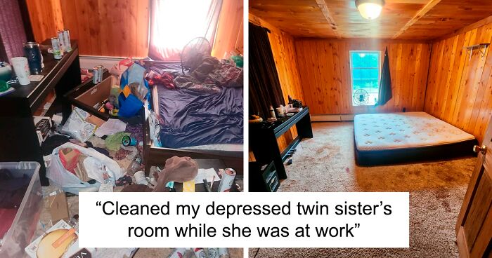 49 Side-By-Side Pics Of “Depression Rooms” Being Tackled