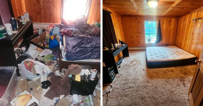 49 Inspiring Before And After Pics Of ‘Depression Rooms’ Being Tidied Up