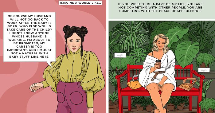 Artist Explores Gender Expectations Through 25 Captivating Illustrations (New Pics)