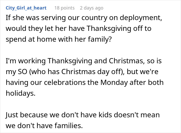 Mom Wants Coworker To Cover Her On Holiday Because She Doesn’t Have Kids, Gets A Reality Check