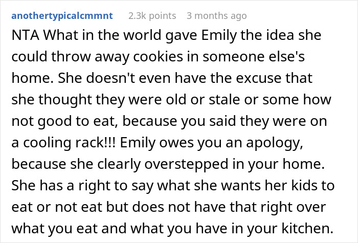 “I Will Not Apologize”: DIL Throws Away Grandparent’s Homemade Cookies, Babysitting Boycott Follows