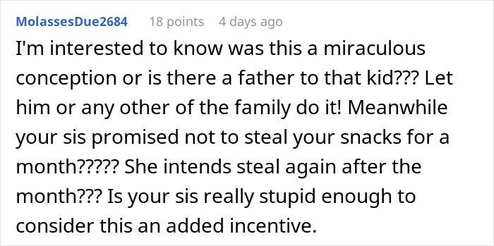 Women Shocked After Sis Expects Her To Babysit Niece For A Coupon And Some Candy