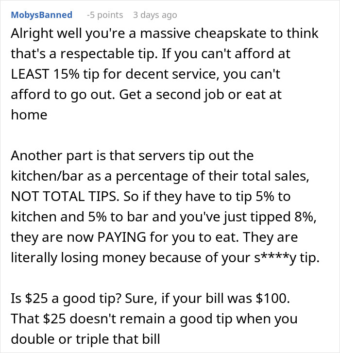 "Tipping Culture Has Gotten Out Of Hand": Waiter Rejects 12% Tip, Leaves Customer Confused