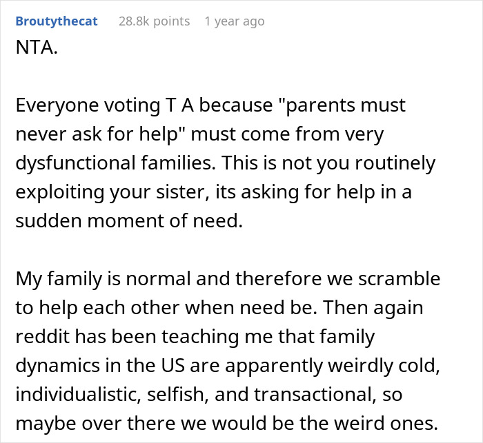 “AITA For Kicking My Sister Out After She Refused To Babysit My Son?”