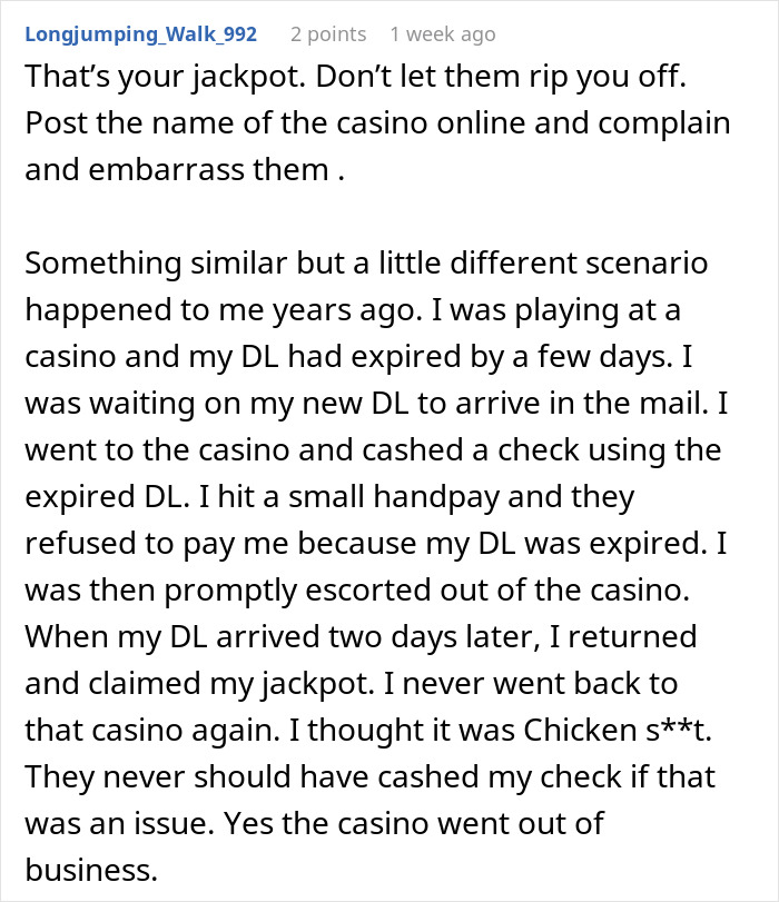 "They Will Be Banning Me And Paying Me Out!": Guy Gets His Cash After Casino Tries Cheating Him